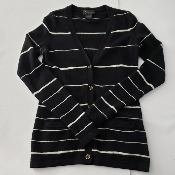 C by Bloomingdale's Cashmere Cardigan Sweater - Picture 4 of 6